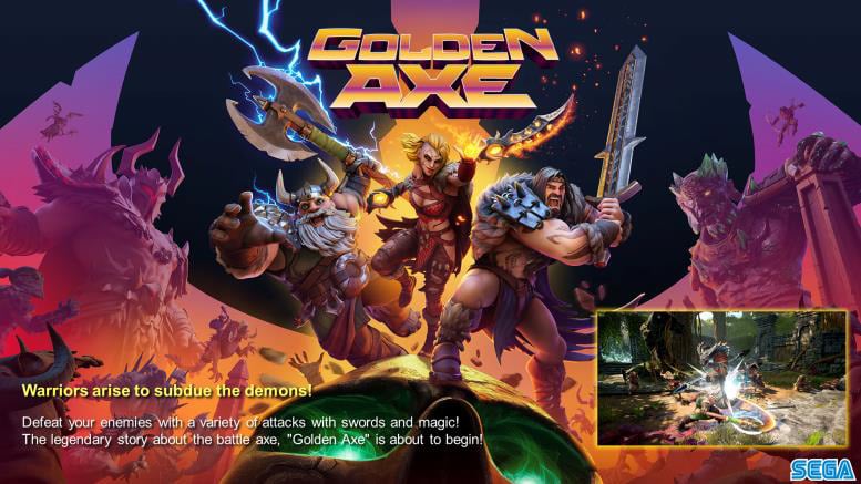 SEGA เผยงานศิลปะเกม Crazy Taxi, Golden Axe, Jet Set Radio, Shinobi และ Streets of Rage ฉบับ Remake 3 Golden