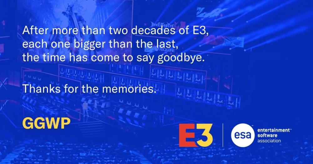 e3 officially dead