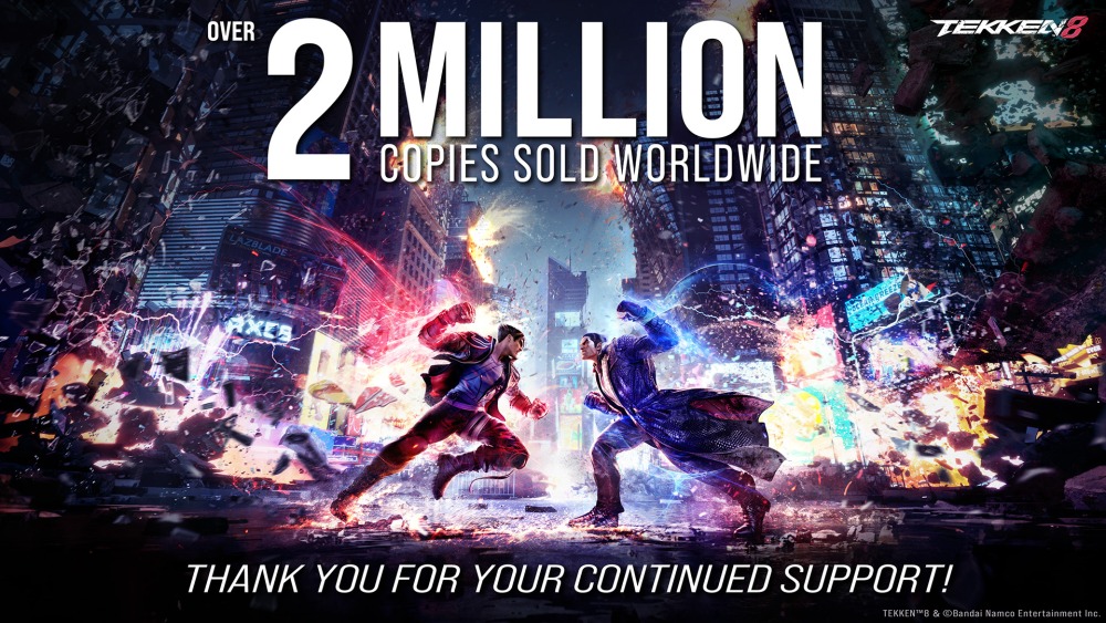 Tekken 8 ทำยอดขายทะลุ 2 ล้านชุดภายใน 1 เดือนหลังเกมออกวางจำหน่าย