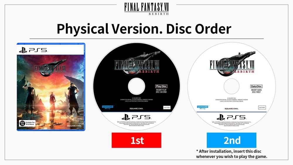 final fantasy vii physical disc mistake