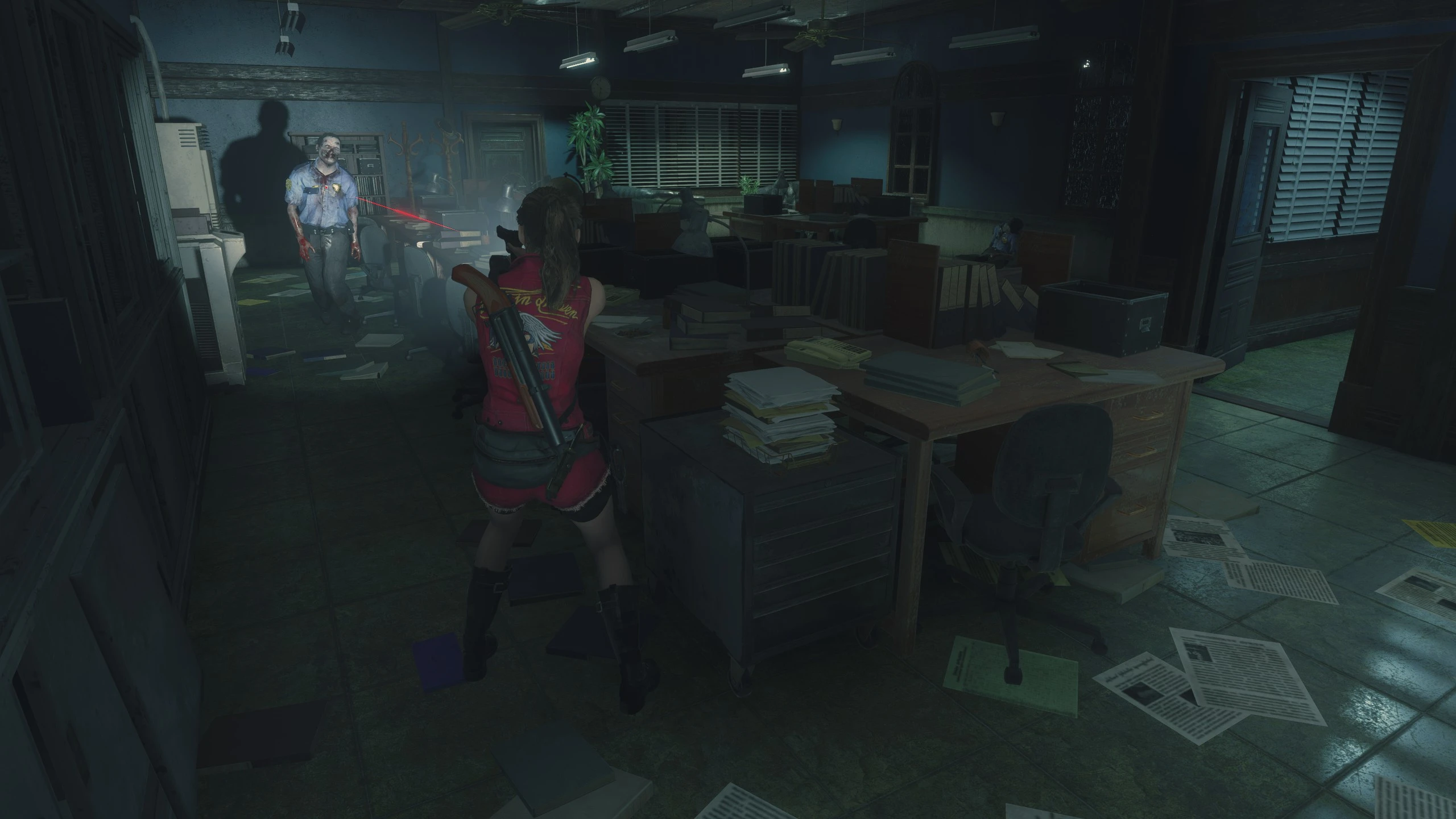 Modder พัฒนาม็อด Resident Evil 2 Remake เปลี่ยนมุมกล้องจาก Third Person เป็น Fixed Camera เหมือนภาคคลาสสิก 2 RE2 1