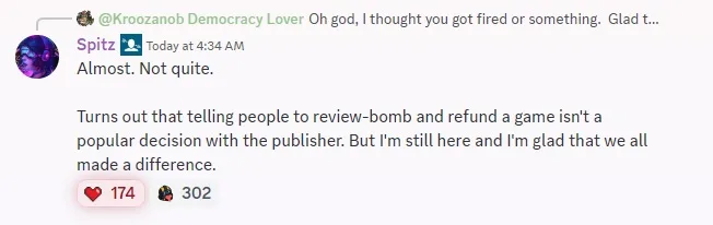 Community Manager ของ Helldivers 2 เกือบโดนไล่ออก หลังบอกผู้เล่นให้ไปถล่มรีวิวบอมบ์ตัวเกม 2 Helldivers 2 3 1 jpg