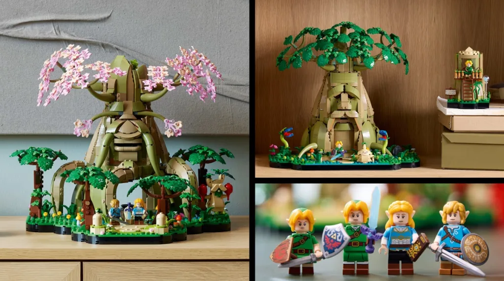 LEGO เตรียมวางจำหน่ายชุดตัวต่อ Great Deku Tree จาก The Legend of Zelda วันที่ 1 กันยายนนี้