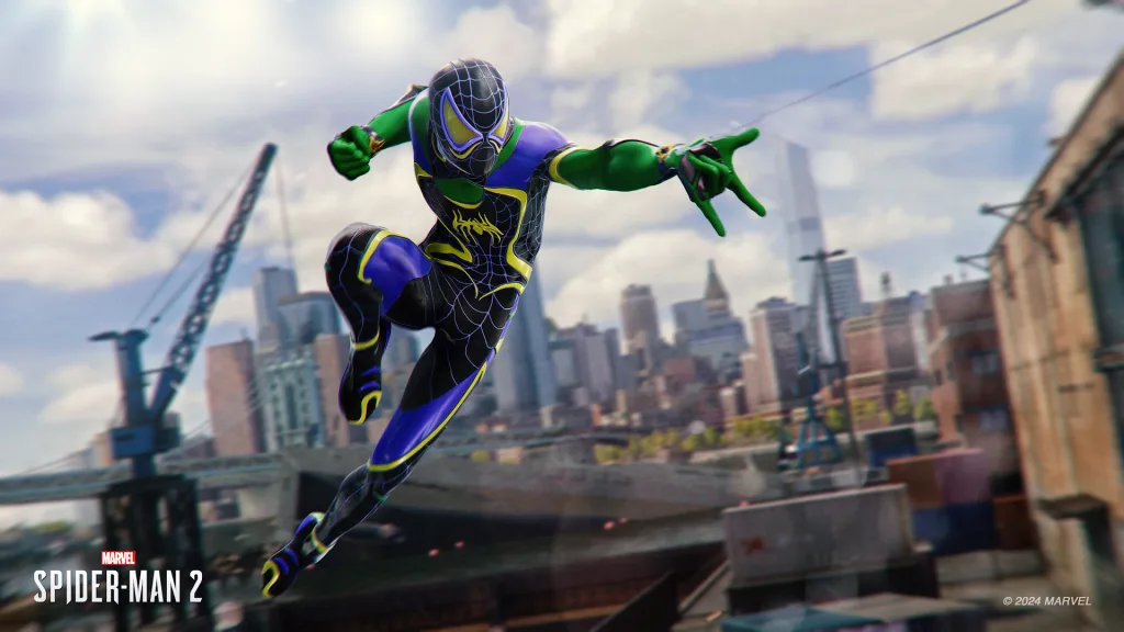 Marvel's Spider-Man 2 เตรียมอัปเดตเพิ่มชุดใหม่ 8 ชุด หนึ่งในนั้นออกแบบโดยนักฟุตบอล วินิซิอุส จูเนียร์ 2 Marvels Spider Man 2