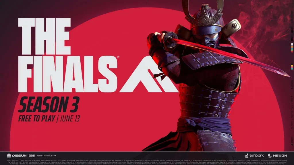 THE FINALS Season 3 อัปเดตชุดใหญ่ พาย้อนสู่ญี่ปุ่นยุคโบราณ เพิ่มแผนที่, อาวุธ, ชุดใหม่ และอีกมากมาย 1 the finals season 3