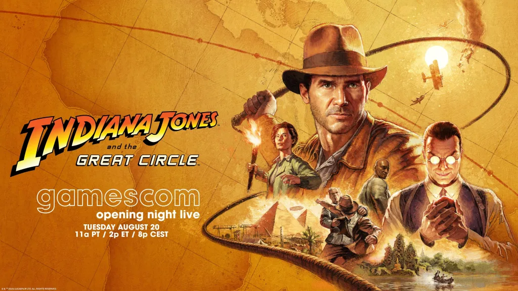 MachineGames เตรียมโชว์ Trailer ใหม่ของ Indiana Jones and the Great Circle ในงาน gamescom 2024 1 indiana jones gamescom