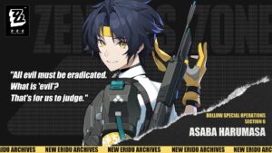 เผยโฉม Asaba Harumasa ชายหนุ่มสายโจมตีรุนแรง ตัวละครใหม่ล่าสุดจาก Zenless Zone Zero