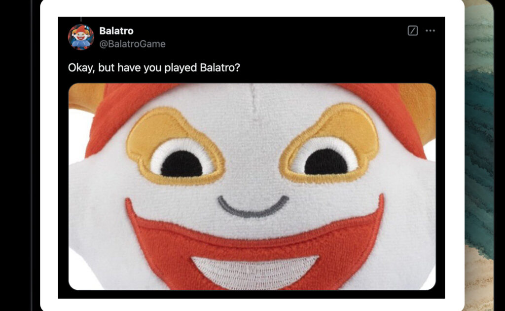 ทีมสร้าง Balatro โผล่ในโพสต์ของ Barack Obama บน X พร้อมถาม "เคยเล่น Balatro หรือยัง ?" 1 balatro obama