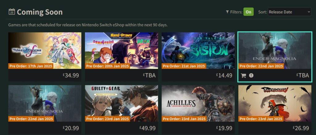 ผู้พัฒนารวมตัวสร้าง ‘Better eShop’ หน้าร้านค้าซื้อเกม Nintendo Switch แบบใหม่ ที่มีการปรับปรุงหลายอย่างจากเว็บไซต์ต้นฉบับ 2 Better eshop 2