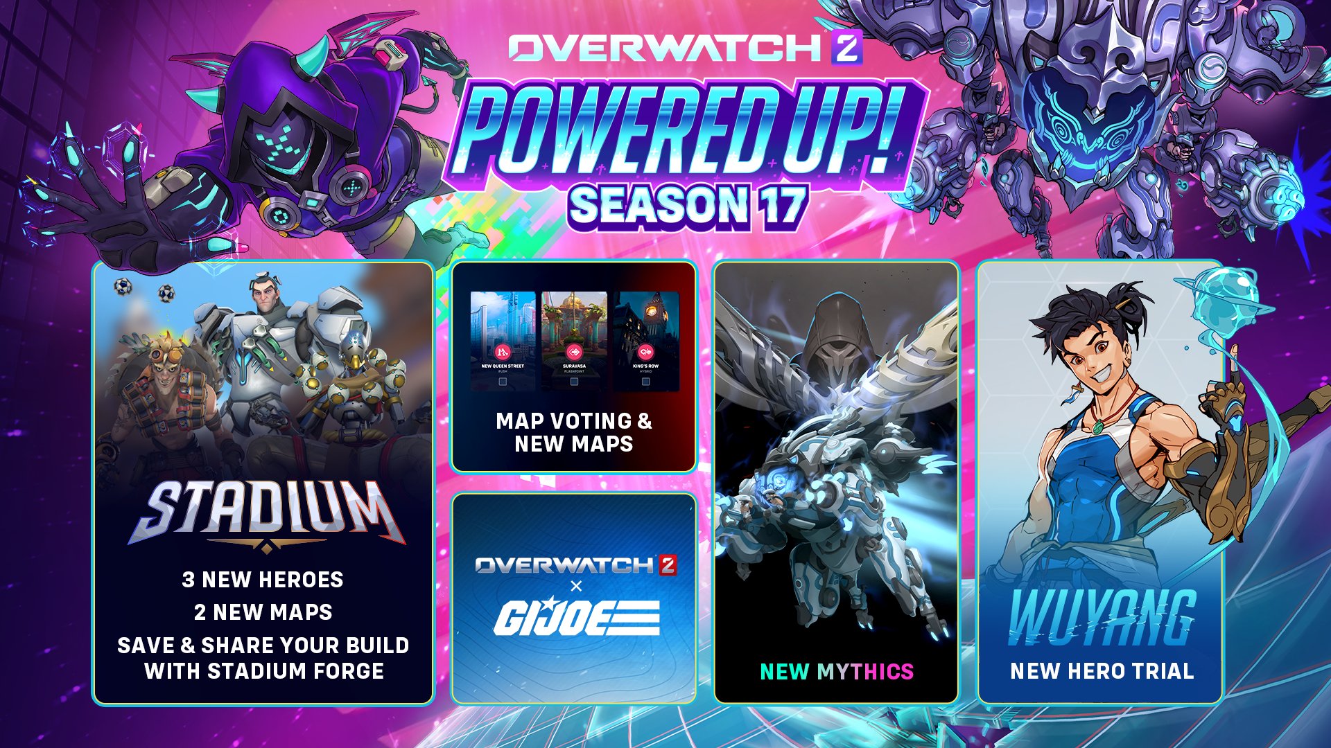 Overwatch 2 เปิด Road map อัปเดตใหม่ใน Season 17 พร้อม Collab G.I. JOE ...