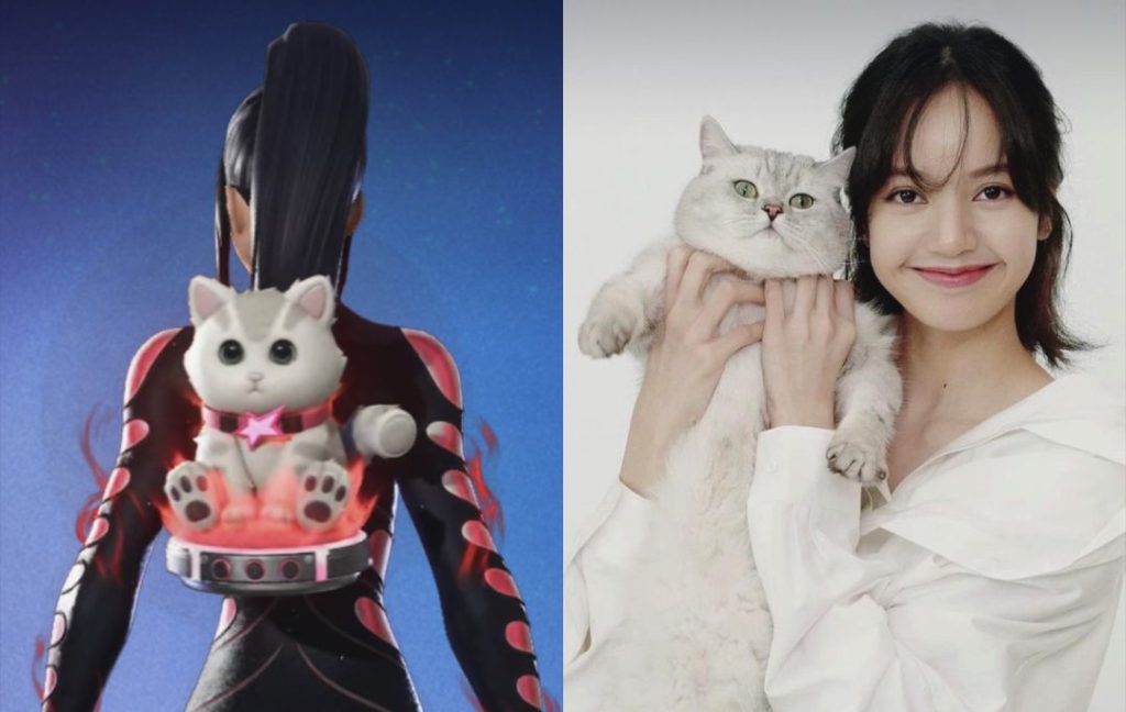 ลิซ่าเผยเบื้องหลังที่พาน้องแมว "ลูอิส" เข้ามาเป็นส่วนหนึ่งในคอลแลบฯ Fortnite 1 louis lisa fortnite