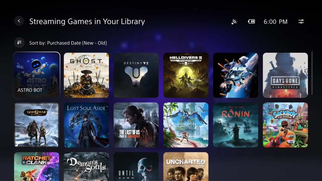 PlayStation Portal เตรียมอัปเดตใหม่ให้เล่นเกมผ่านคลาวด์ได้ โดยไม่ต้องเชื่อมกับเครื่อง PS5 2 playstation portal library