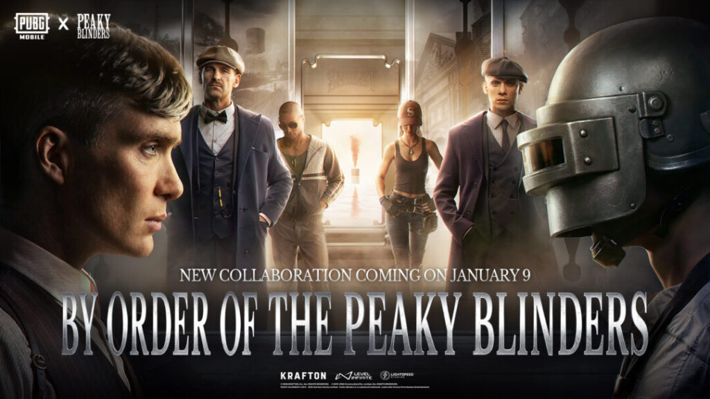 PUBG Mobile Collab ใหม่ ร่วมกับซีรีส์ดัง Peaky Blinders พบกัน 9 มกราคมนี้ 1 PUBG Mobile x By Order of The Peaky Blenders