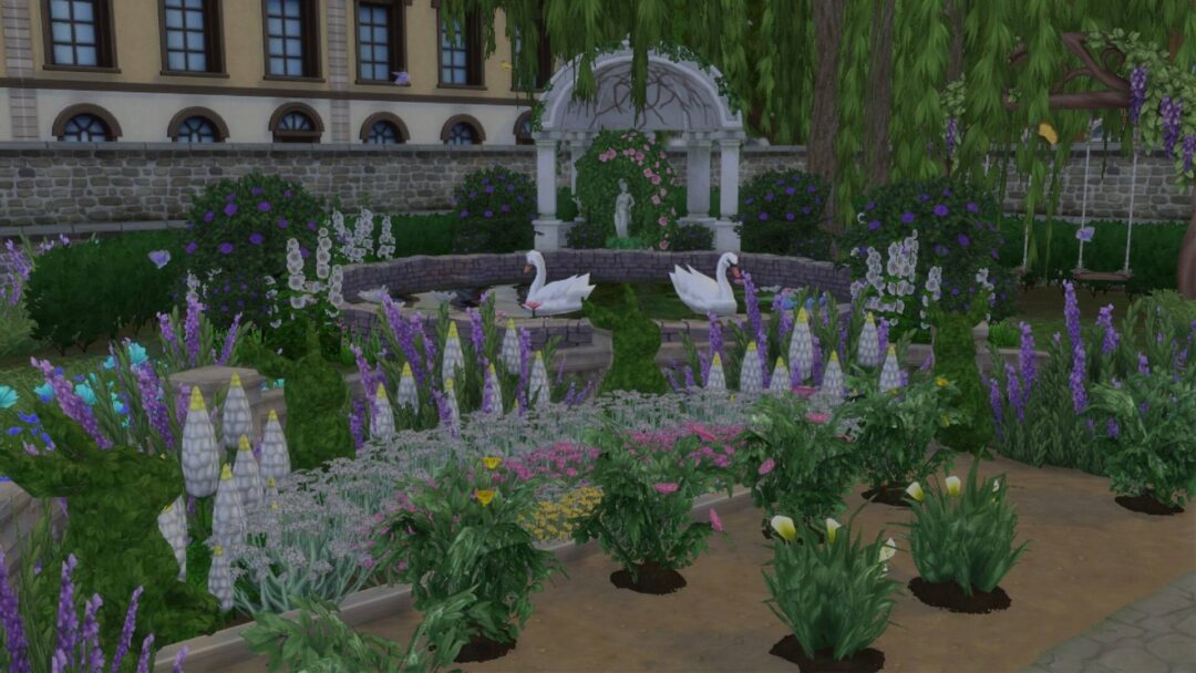 แฟนเกม The Sims 4 สร้างผลงาน บ้านจากซีรีส์ Bridgerton พร้อมใส่ฉากสำคัญเข้ามาอีกเพียบ 3 The Sims 4 Bridgerton House 02