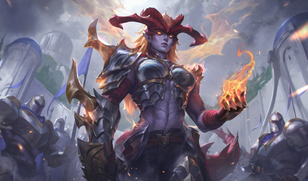 Base Shyvana Splash Art