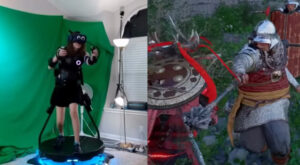 ยูทูบเบอร์สาย VR โชว์เล่น Crimson Desert พร้อมใส่ชุด Haptic Feedback ที่จะทำให้รู้สึกเจ็บเมื่อถูกโจมตี