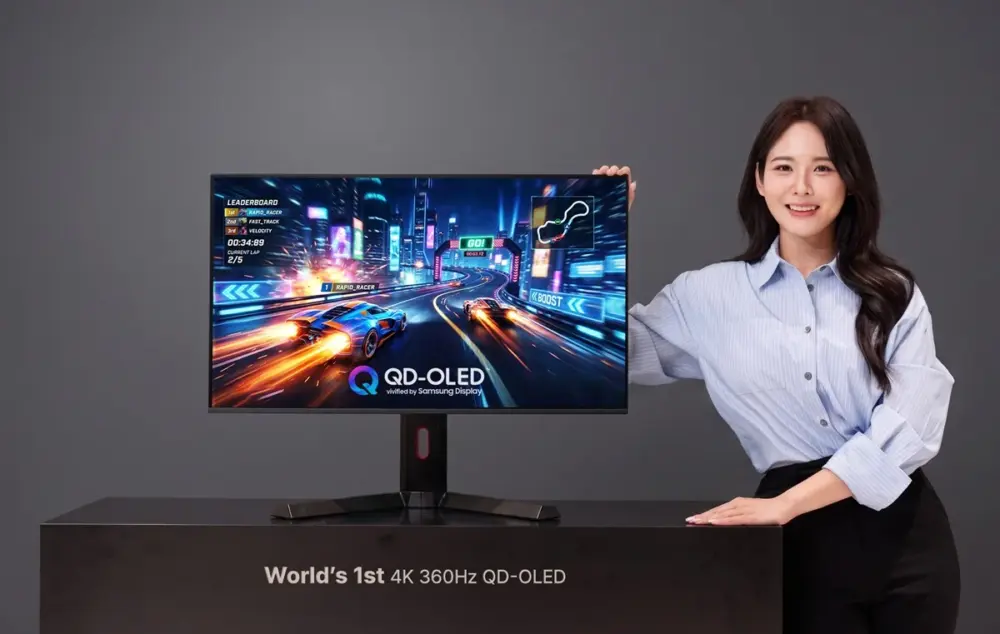 Samsung เปิดตัวจอ 4K QD-OLED รุ่นใหม่ กับ Refresh Rate 360Hz ตัวแรกของโลก 2 Photo 1. Samsung Display Develops Worlds First 4k 360hz Qd Oled For Monitors