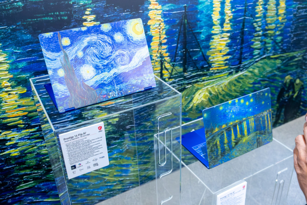 รวม 5 ไอเท็มเด็ดจาก MSI ในงาน Computex 2026 15 Msi Prestige 14 Flip Ai Plus Vincent Van Gogh Edition Img00009