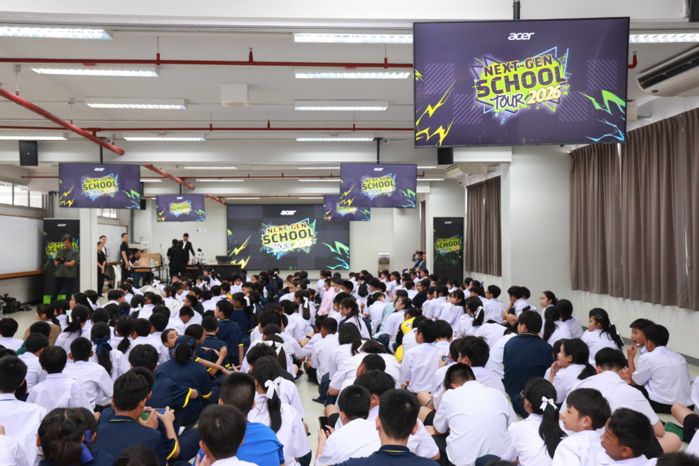 ACER ร่วมกับ NVIDIA เปิดโครงการ “Acer Next-Gen School Tour 2026”  ชวนนักเรียนมัธยมเรียนรู้เทคโนโลยีผ่านประสบการณ์จริง พร้อมค้นหาแรงบันดาลใจสู่อาชีพด้าน IT และดิจิทัลในยุค AI
