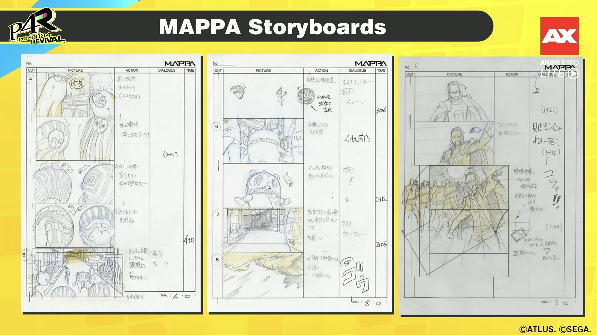 Persona 4 Revival จะได้สตูดิโอ MAPPA มาทำคัตซีนแอนิเมชันให้ภายในเกม 1 Persona 4 Revival Animation Cutscenes Storyboard