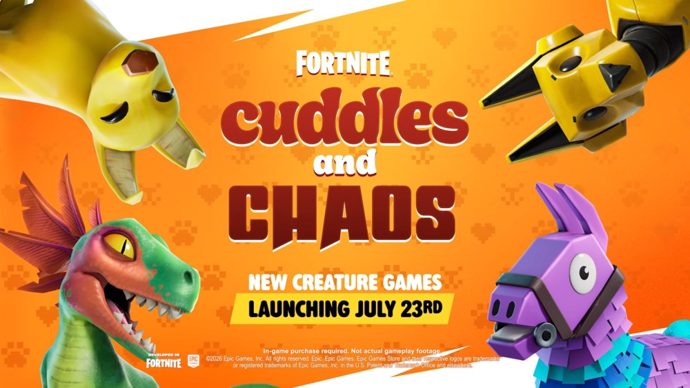 Fortnite เตรียมเพิ่มโหมดเกมใหม่ ๆ ให้ผู้เล่นได้เอาสัตว์เลี้ยงออกมาลุยจริง เริ่ม 23 ก.ค. นี้ 1 The Cuddles and Chaos Collection is coming to Fortnite