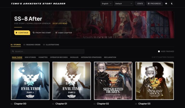 ตรวจพบเว็บรวมเนื้อเรื่องเกม Arknights ภาคแรก เปิดอ่านได้สะดวก จำลองภาพและเสียงเหมือนในเกม 15 ตรวจพบเว็บรวมเนื้อเรื่องเกม Arknights ภาคแรก เปิดอ่านได้สะดวก จำลองภาพและเสียงเหมือนในเกม