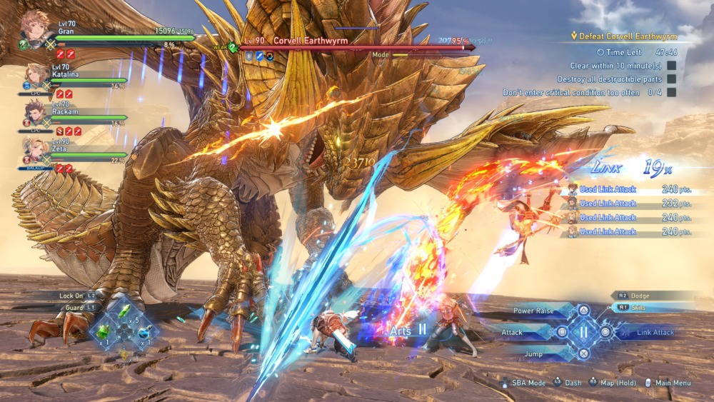 ความประทับใจแรกหลังเล่น Granblue Fantasy Relink: Endless Ragnarok 4 backup characters SS h EG