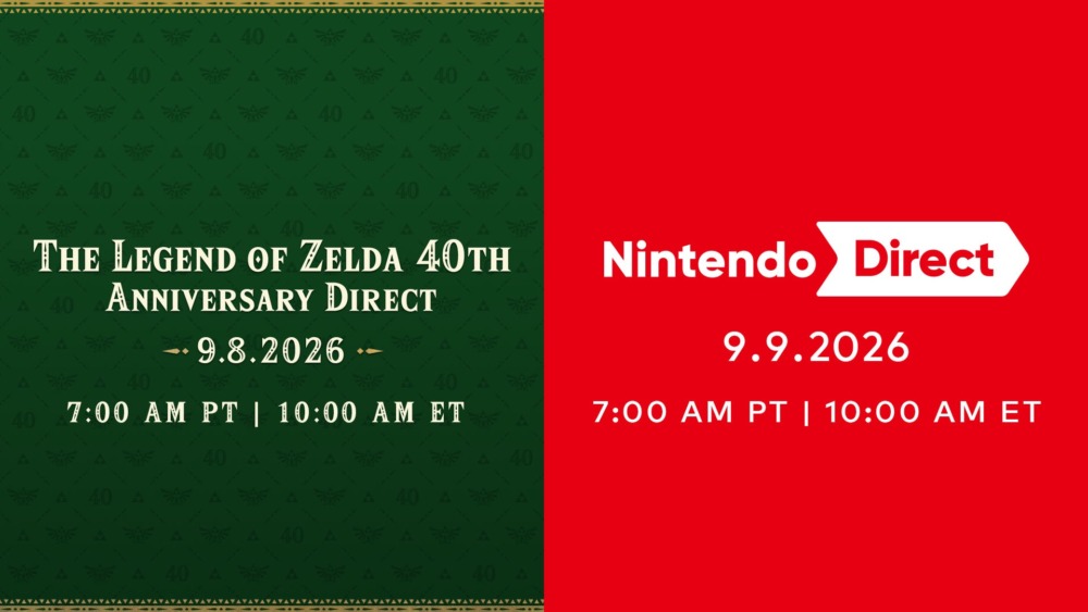 Nintendo เตรียมจัดงาน Direct ฉลอง 40 ปี Zelda และ Nintendo Direct เต็มรูปแบบ ติดกัน 8-9 ก.ย. นี้