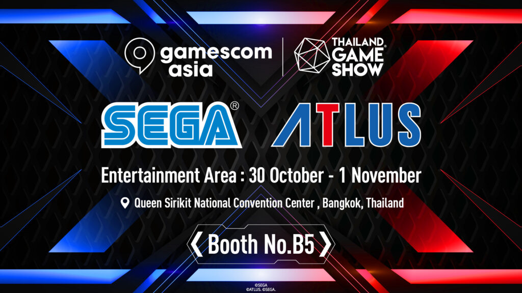 gamescom asia x Thailand Game Show 2026 เผยข้อมูลการออกบูธของ SEGA! 1 01
