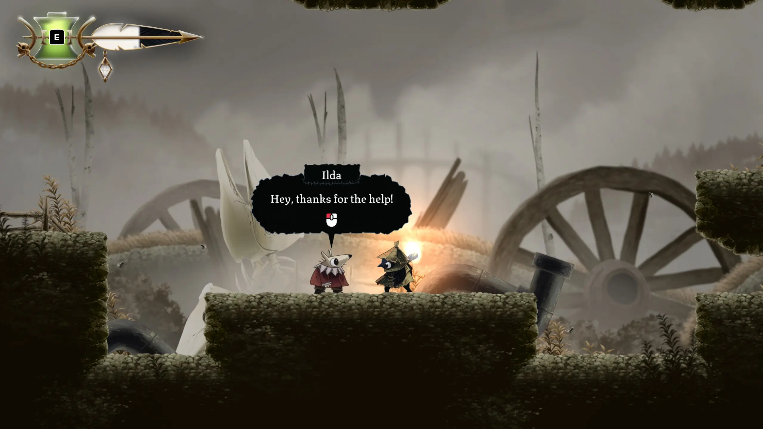 รีวิว Well Dweller - นกน้อยกับก้านไม้ขีดไฟ เกมสำหรับมือใหม่หัดเล่น Metroidvania 3 รีวิว Well Dweller