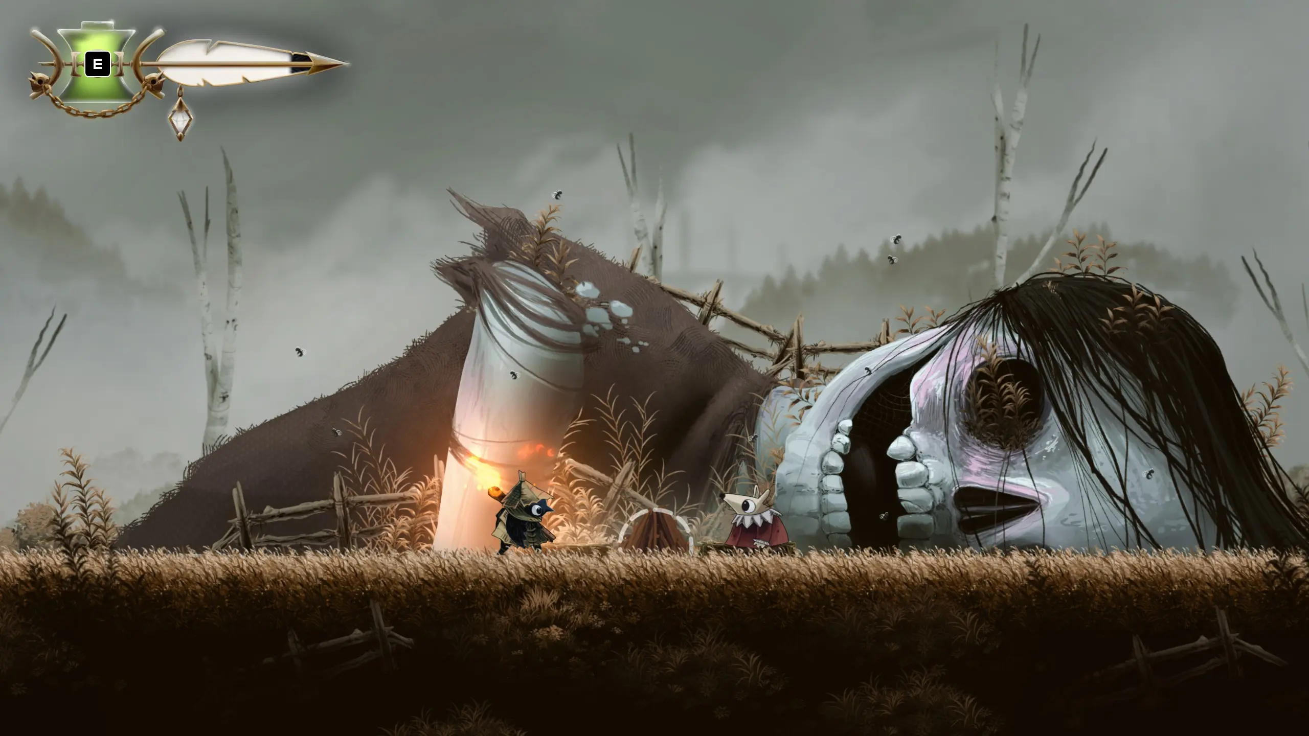 รีวิว Well Dweller - นกน้อยกับก้านไม้ขีดไฟ เกมสำหรับมือใหม่หัดเล่น Metroidvania 4 รีวิว Well Dweller