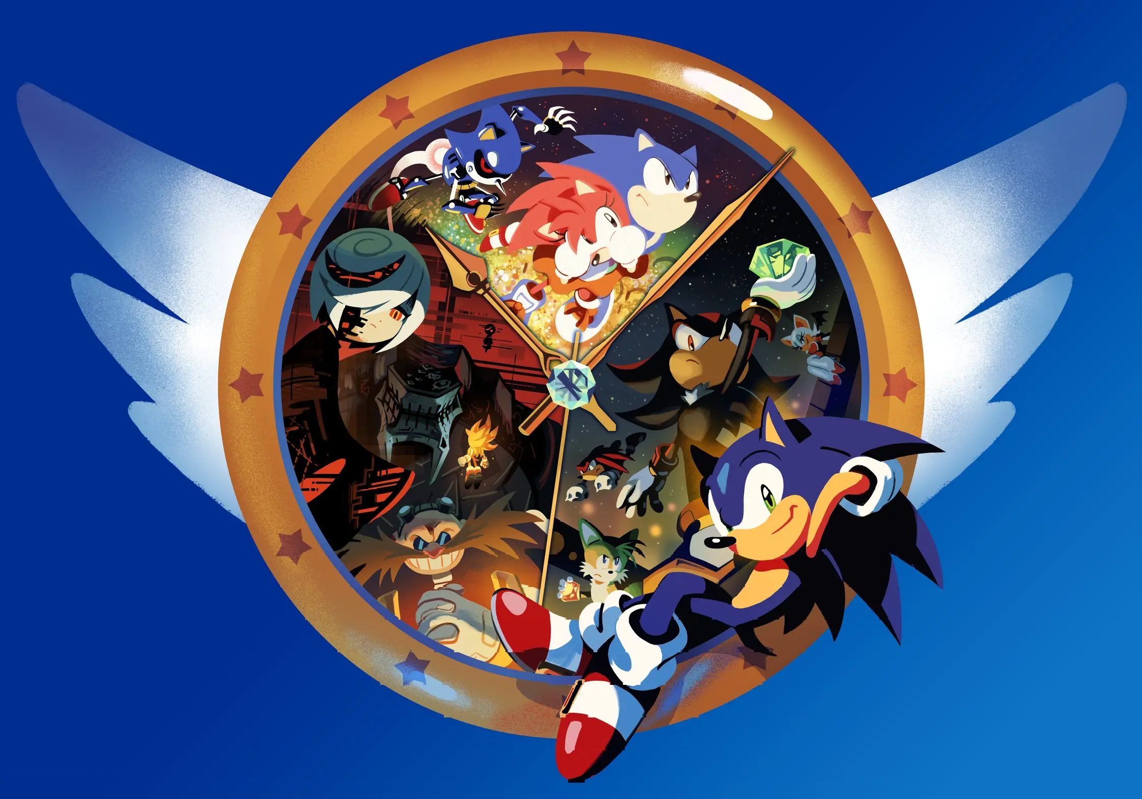 "Sonic ต้องเติบโตไปพร้อมกับทุกคน" สัมภาษณ์ 2 ผู้สร้าง Sonic the Hedgehog | การเดินทาง เบื้องหลัง และอนาคตต่อจากนี้ของแฟรนไชส์ 10 sonic 35th anniversary artwork by Nathalie Fourdraine